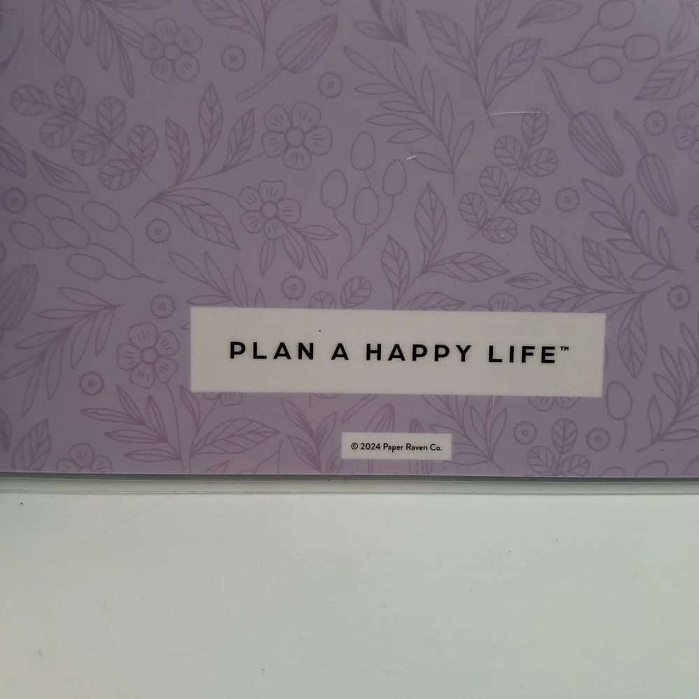 Happy Planner Classic 2026 Paper Raven Co 7x9.25‎ in. Disc Bound Weekly Monthly
